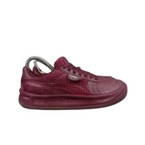 Puma Shoes Womens 6 Sneakers Lifestyle Trainers Leather Velvet California Purple